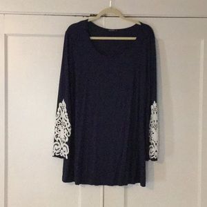 Navy blue tunic